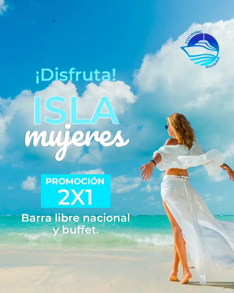ISLA MUJERES CATAMARAN SNORKEL BUFFET BARRA LIBRE 2x1